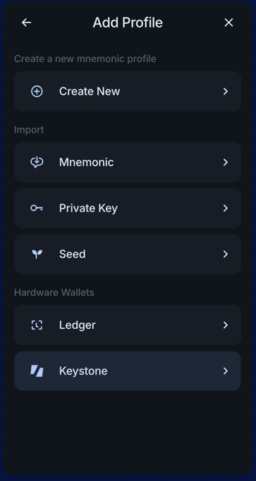 Import From Keystone